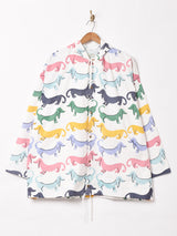 Backers ドッグ柄 コットンパーカー