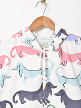 Backers ドッグ柄 コットンパーカー