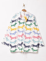 Backers ドッグ柄 コットンパーカー