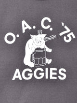 ピッグプリント長袖Tシャツ