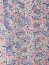 花柄 ボウタイブラウス