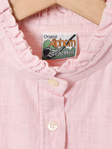 フリルカラー 長袖ブラウス