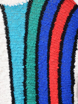 マルチカラー 半袖セーター