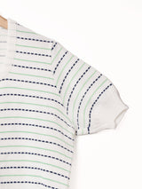 70's スクエアネック ラインセーター