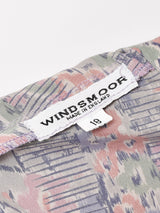 花柄 ボウタイブラウス