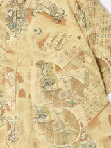 総柄 半袖シャツ