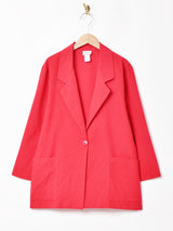 カラー テーラードジャケット