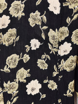 花柄 長袖ワンピース