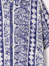 総柄 半袖シャツ