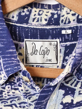 総柄 半袖シャツ