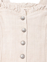 【2色展開】7分袖 オフショルダー チロリアントップス