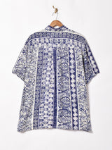 総柄 半袖シャツ