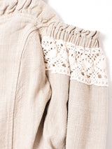 【2色展開】7分袖 オフショルダー チロリアントップス