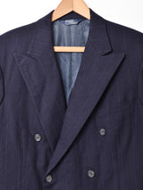 アメリカ製 Polo Ralph Lauren ストライプ ダブルジャケット