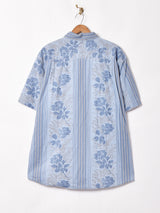 花柄 半袖シャツ