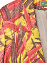 総柄 テーラードジャケット