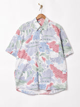 総柄 半袖シャツ