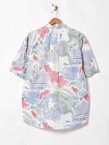 総柄 半袖シャツ