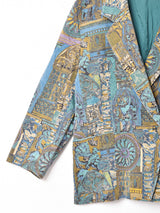 総柄 ジャケット