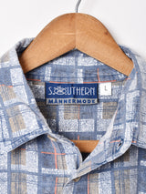 総柄 半袖シャツ