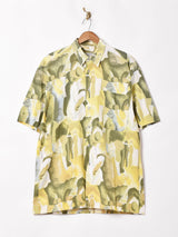 総柄 半袖シャツ