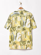 総柄 半袖シャツ