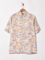 総柄 半袖シャツ