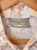 総柄 半袖シャツ