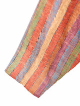 マルチストライプ ネップ テーラードジャケット