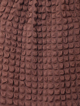 【2色展開】Meridian7分袖 エンボストップス