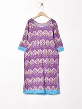 総柄 エスニック ワンピース