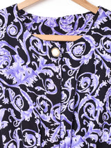 アメリカ製 総柄 長袖ワンピース