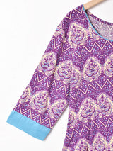 総柄 エスニック ワンピース