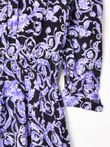 アメリカ製 総柄 長袖ワンピース