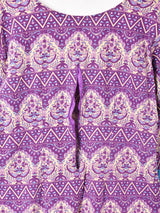 総柄 エスニック ワンピース