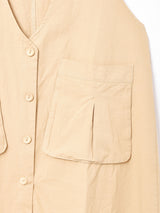 【2色展開】Elcaminoビッグポケット ノースリーブワンピース