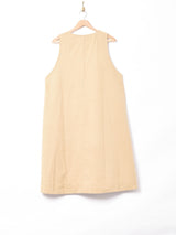 【2色展開】Elcaminoビッグポケット ノースリーブワンピース