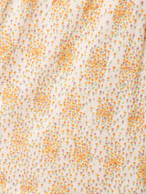 小花柄 フレンチスリーブワンピース