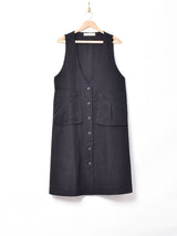 【2色展開】Elcaminoビッグポケット ノースリーブワンピース