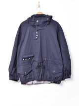 Backersロイヤルネイビー スモックパーカ