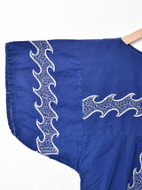 刺繍入り 半袖メキシカンワンピース