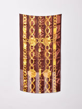 チェーン柄 シアースカーフ