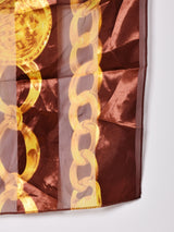 チェーン柄 シアースカーフ