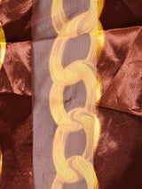 チェーン柄 シアースカーフ