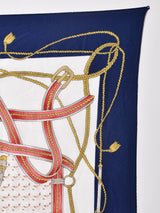 ベルト×ロープ柄 スカーフ