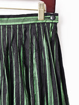 ストライプ フレアスカート