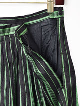 ストライプ フレアスカート