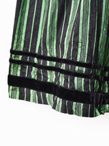 ストライプ フレアスカート