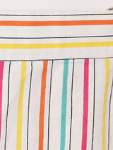 マルチストライプ タイトスカート