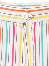 マルチストライプ タイトスカート